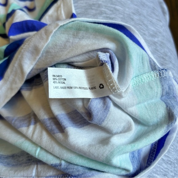Like New! | GAP | Blue/Mint/White Stripe | Essential V-Neck | Size S - Picture 8 of 8